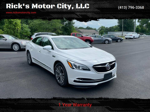 2018 Buick LaCrosse for sale at Rick's Motor City, LLC in Springfield MA