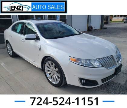2010 Lincoln MKS for sale at LENZI AUTO SALES in Sarver PA