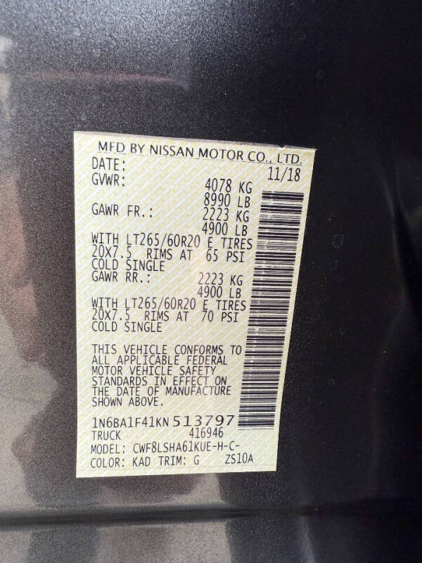 2019 Nissan Titan XD SV