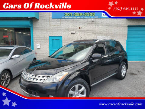2007 Nissan Murano for sale at Cars Of Rockville in Rockville MD
