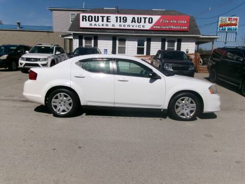 2013 Dodge Avenger for sale at ROUTE 119 AUTO SALES & SVC in Homer City PA