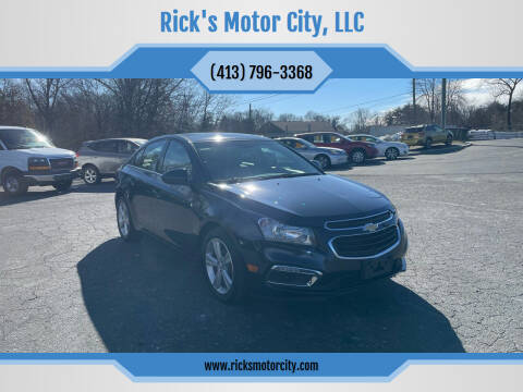 2015 Chevrolet Cruze for sale at Rick's Motor City, LLC in Springfield MA