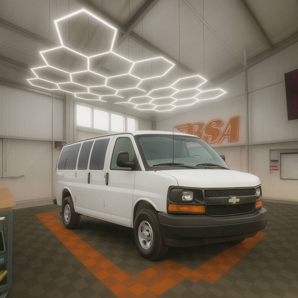 White 2011 Chevrolet Express LS 2500 LS 2500 3dr Passenger Van 1