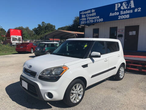 2012 Kia Soul for sale at P & A AUTO SALES in Houston TX