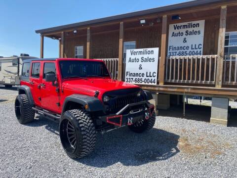 2015 Jeep Wrangler Unlimited for sale at Vermilion Auto Sales & Finance in Erath LA