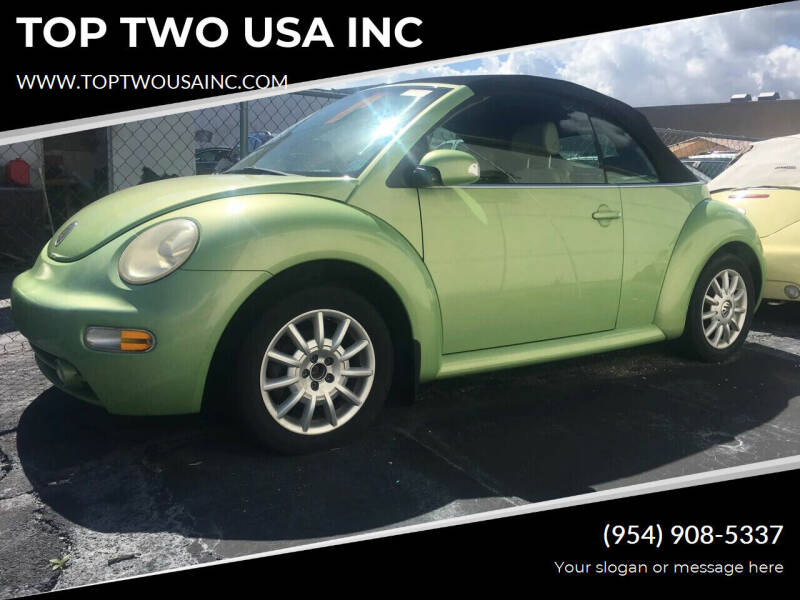 2004 Volkswagen New Beetle for sale at Top Two USA, Inc in Oakland Park FL