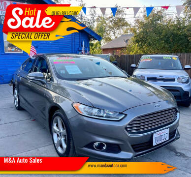 2014 Ford Fusion for sale at M&A Auto Sales in Sacramento CA