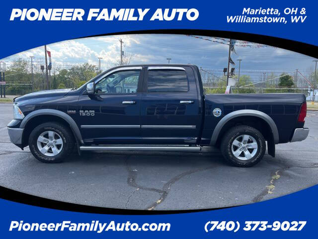 Used 2013 RAM Ram 1500 Pickup SLT with VIN 1C6RR7LT1DS579898 for sale in Williamstown, WV