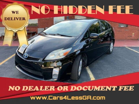 2010 Toyota Prius for sale at Cars4Less GA in Alpharetta GA