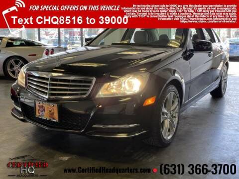 2013 Mercedes-Benz C-Class for sale at CERTIFIED HEADQUARTERS in Saint James NY