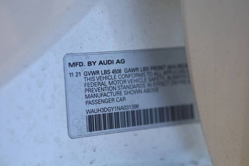 2022 Audi S3 2.0T quattro Premium Plus