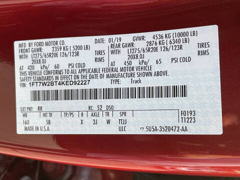 2019 Ford F-250 Super Duty Lariat