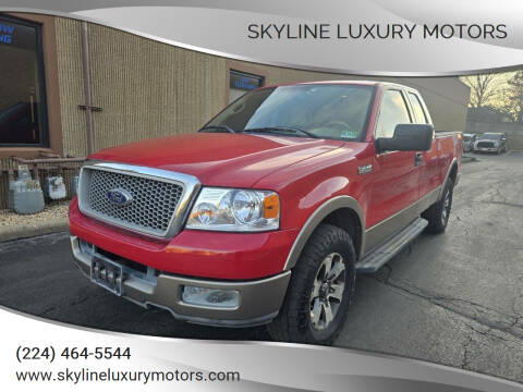 2004 Ford F-150 for sale at Skyline Luxury Motors in Buffalo Grove IL