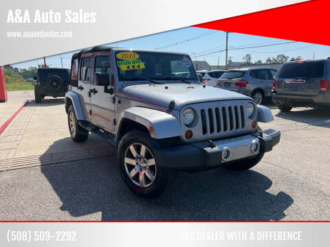 2013 Jeep Wrangler Unlimited for sale at A&A Auto Sales in Fairhaven MA