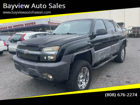 2003 Chevrolet Avalanche for sale at Bayview Auto Sales in Waipahu HI