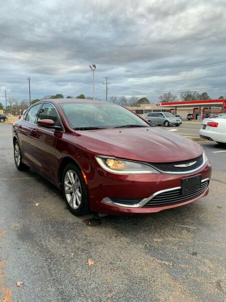 2015 Chrysler 200 for sale at City to City Auto Sales in Richmond VA