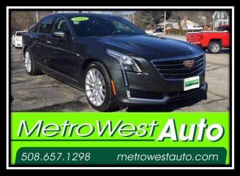 2017 Cadillac CT6 for sale at Metro West Auto in Bellingham MA