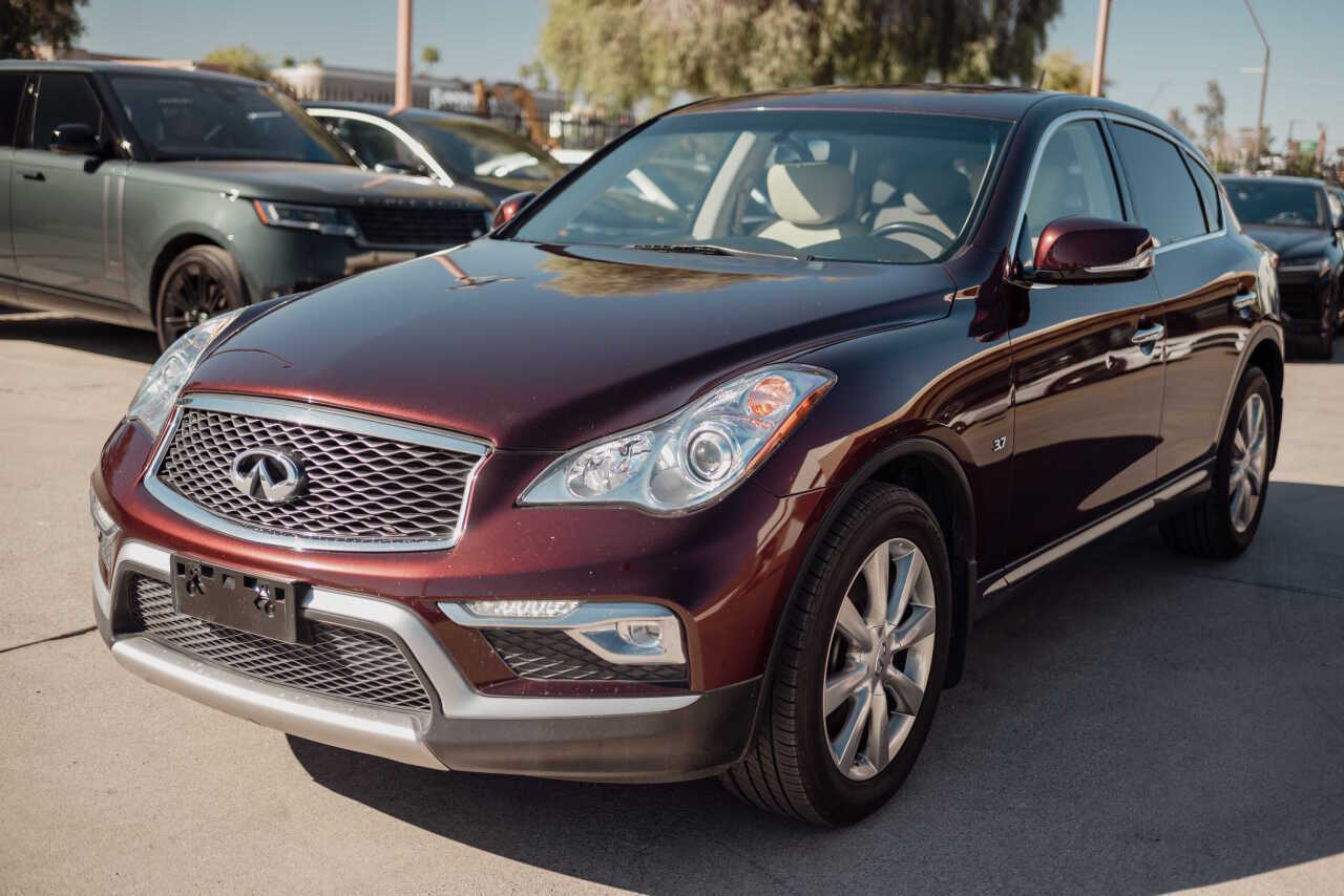 Dk. Red 2017 INFINITI QX50 Base 4dr Crossover 2