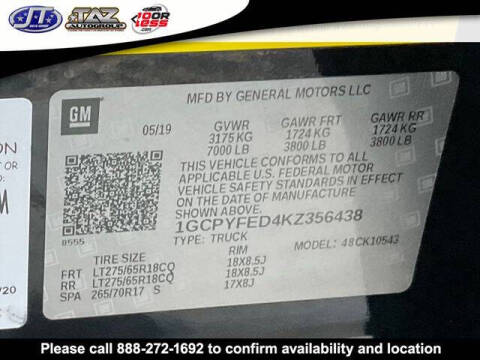 2019 Chevrolet Silverado 1500