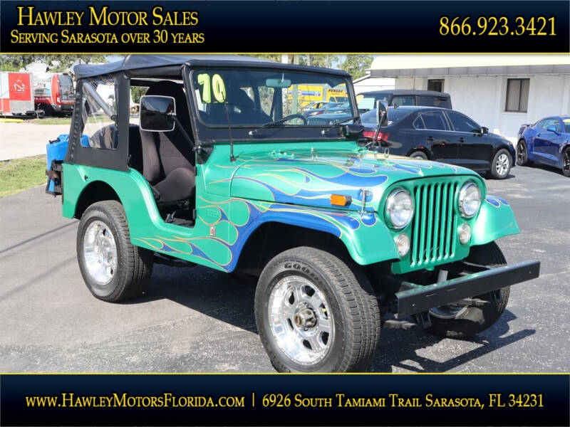 1970 Jeep CJ-5 for sale at Hawley Motor Sales in Sarasota FL