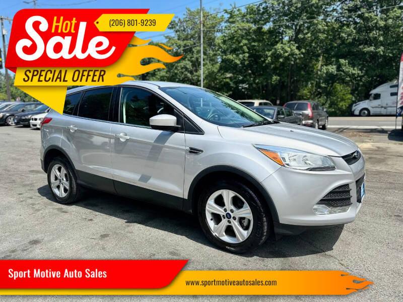 2015 Ford Escape for sale at Sport Motive Auto Sales in Seattle WA