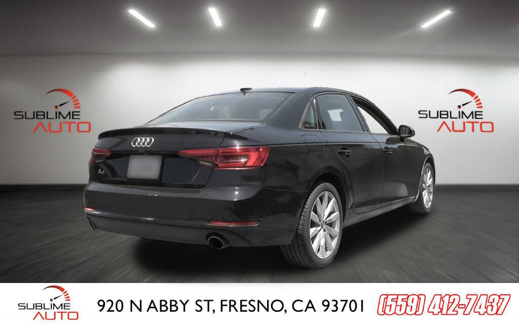 2017 Audi A4 for sale at SUBLIME AUTO in Fresno, CA