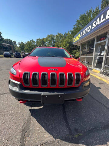 2017 Jeep Cherokee for sale at Chinos Auto Sales in Crystal MN