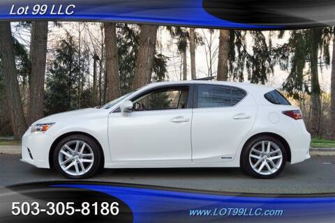 2016 Lexus CT 200h for sale at LOT 99 LLC in Milwaukie OR