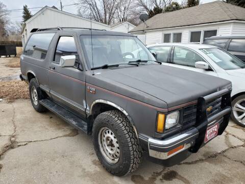 1986 Chevrolet S-10 Blazer for sale at Buena Vista Auto Sales: Extension Lot in Storm Lake IA