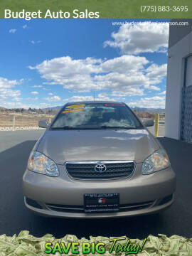 2005 Toyota Corolla for sale at Budget Auto Sales in Carson City NV