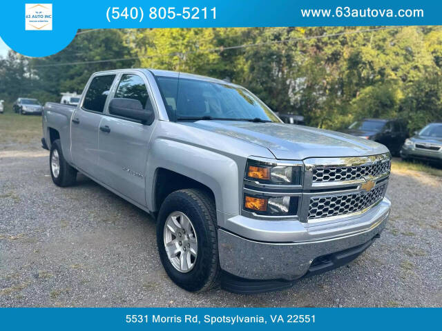 2014 Chevrolet Silverado 1500 for sale at 63 Auto Inc in Spotsylvania, VA