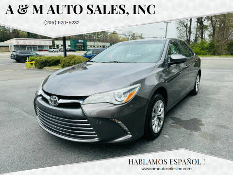 2016 Toyota Camry for sale at A & M Auto Sales, Inc in Alabaster AL