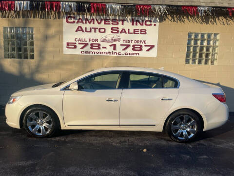 2010 Buick LaCrosse for sale at Camvest Inc. Auto Sales in Depew NY