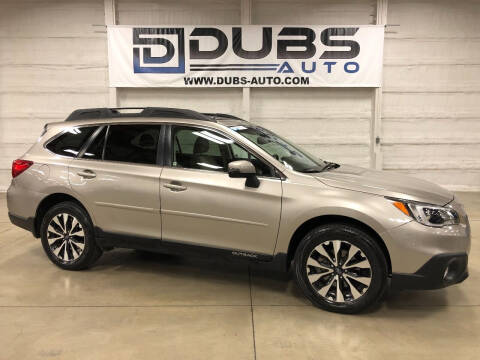 2016 Subaru Outback for sale at DUBS AUTO LLC in Clearfield UT