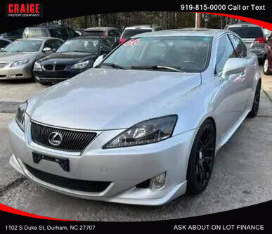 2006 Lexus IS 250 for sale at CRAIGE MOTOR CO in Durham NC