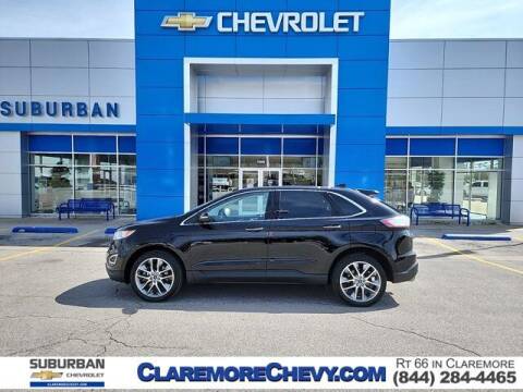 2017 Ford Edge for sale at CHEVROLET SUBURBANO in Claremore OK