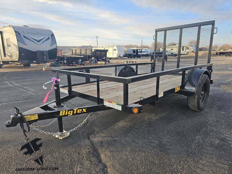 2024 Big Tex Trailer 30SA-10BK Single Axle Utility for sale at Freedom Ford Inc in Gunnison UT