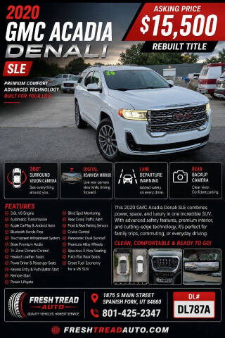 2020 GMC Acadia Denali