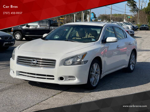 2010 Nissan Maxima for sale at Car Bros in Virginia Beach VA