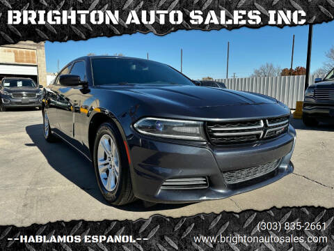 2017 Dodge Charger for sale at BRIGHTON AUTO SALES INC in Brighton CO