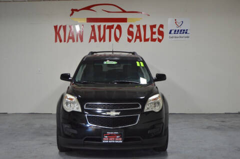 2011 Chevrolet Equinox for sale at Kian Auto Sales in Sacramento CA