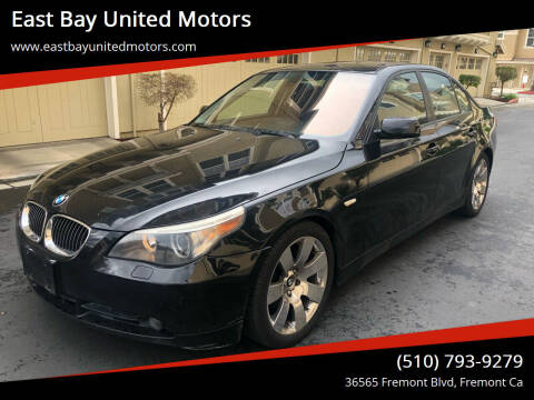 2007 BMW 5 Series for sale at East Bay United Motors in Fremont CA