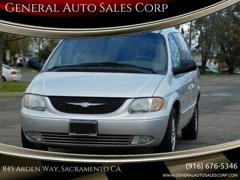 2001 Chrysler Town and Country for sale at General Auto Sales Corp in Sacramento CA