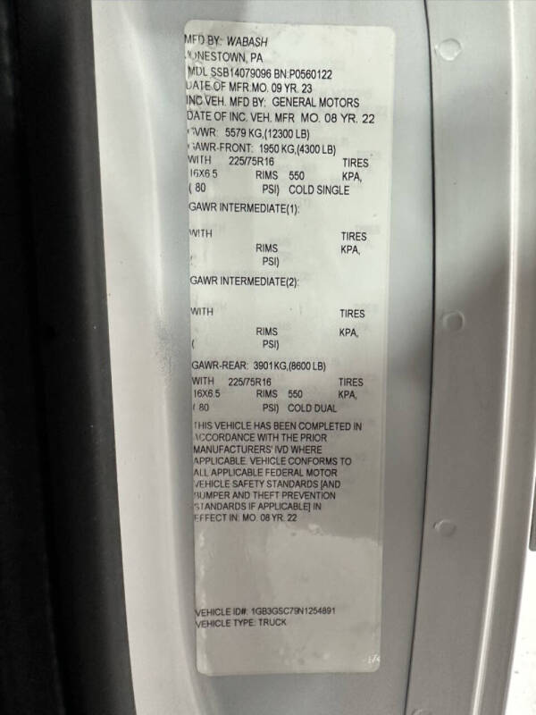 2022 Chevrolet Express 3500