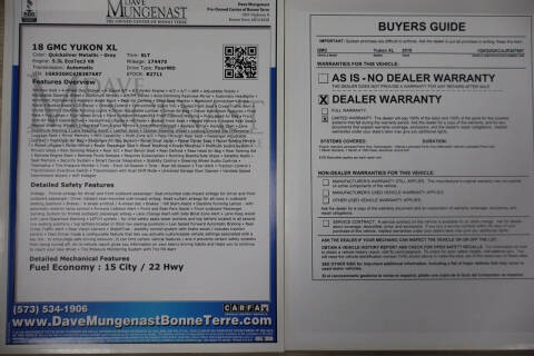 2018 GMC Yukon XL SLT