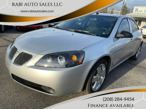 2009 Pontiac G6 for sale at RABI AUTO SALES LLC in Garden City ID