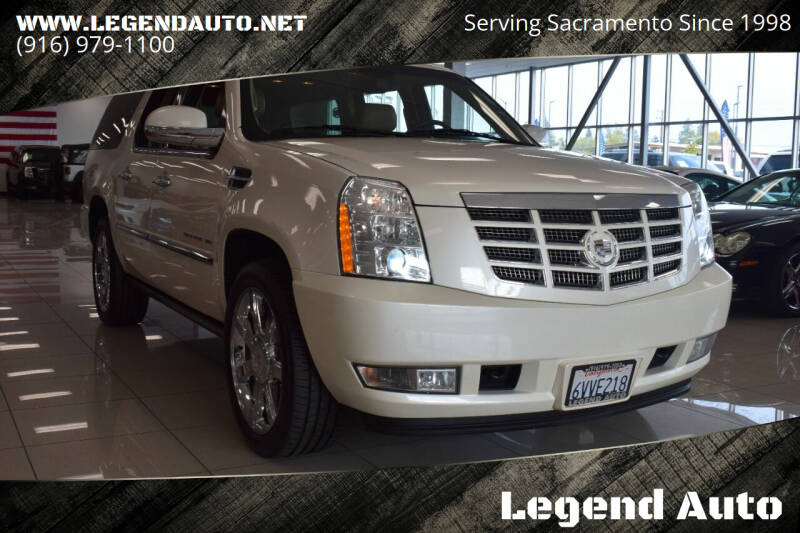 2012 Cadillac Escalade ESV for sale at Legend Auto in Sacramento CA