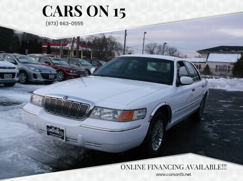 2001 Mercury Grand Marquis for sale at Cars On 15 in Lake Hopatcong NJ