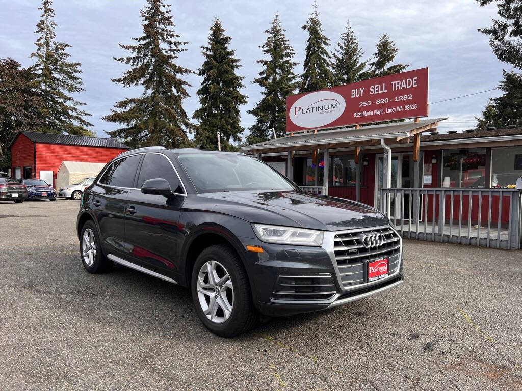 2018 Audi Q5 for sale at PLATINUM AUTO SALES INC in Lacey, WA