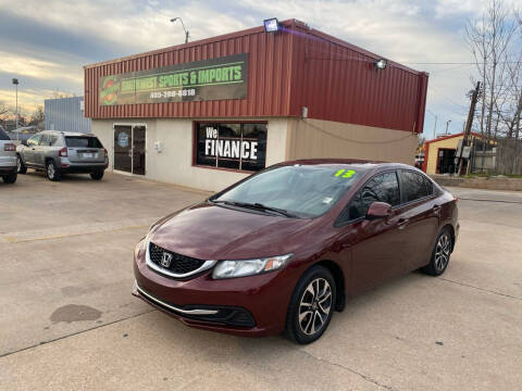 2013 Honda Civic for sale at Southwest Sports & Imports in Oklahoma City OK
